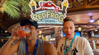 We Drank Every Cocktail at The Red Frog Tiki Bar | Carnival Celebration