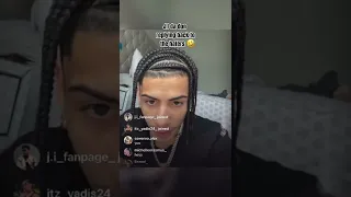 J.I The Prince Of N.Y replying to haters on live i.g 🤣