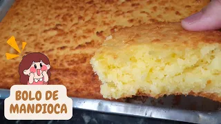 BOLO DE MANDIOCA DE LIQUIDIFICADOR SEM TRIGO, SEM AÇÚCAR - RÁPIDO E SIMPLES  #bolo #cake