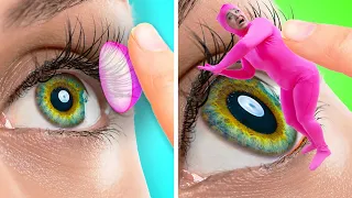 IF MAKEUP WERE PEOPLE | 7 CRAZY SITUATION & FUNNY MOMENTS BY CRAFTY HACKS PLUS