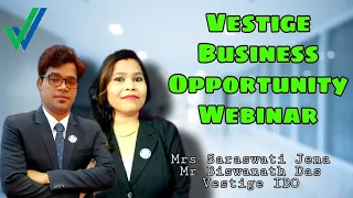 Vestige Business Opportunity Webinar By Biswanath Das in Odia. #Biswanathvestige