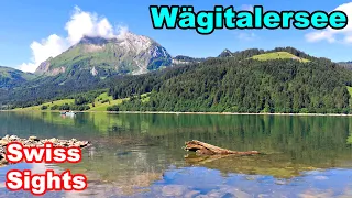 Wägitalersee Switzerland 4K Beautiful Alpine Lake Schwyz