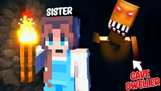 😂 I Scared My Sister Until She Left Her Minecraft World..