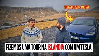 Tour na ISLÂNDIA Num TESLA de R$ 1 Milhão