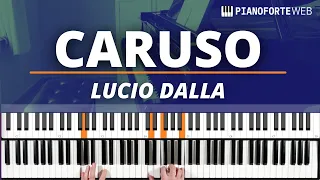 CARUSO - Lucio Dalla (Tutorial Pianoforte) 🎹