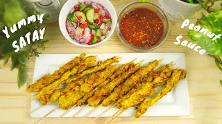 HOW TO MAKE CHICKEN SATAY & PEANUT SAUCE