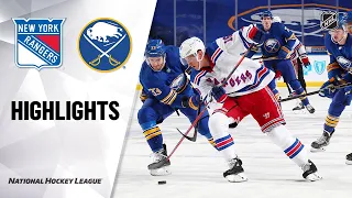 Rangers @ Sabres 4/1/21 | NHL Highlights