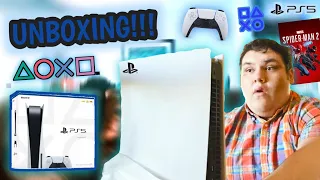 UNBOXING THE PS5!!!