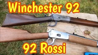 Rossi 92 45 Colt vs Winchester 1892 in 32 WCF