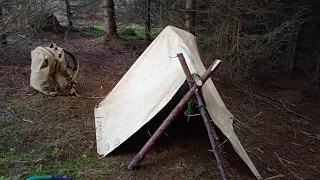 Как сделать палатку из тента
