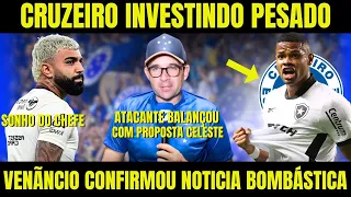 VAI ASSINAR? PROPOSTA POR JUNIOR SANTOS! GABIGOL VEM? VENÃNCIO CONFIRMOU NOTICIAS DO CRUZEIRO HOJE