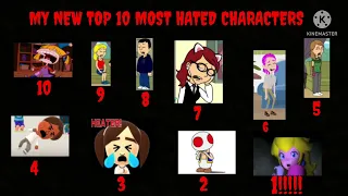 My New Top 10 Most Hated Characters