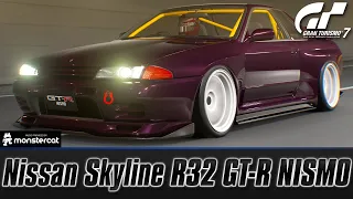 Gran Turismo 7 - Nissan Skyline R32 GT-R NISMO | FULLY UPGRADED | 250 MPH MIDNIGHT PURPLE GODZILLA