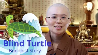 Buddhist Story | A Blind Turtle Lives Over 1000 Years | Metaphor told by Buddha| Master Miao Yin盲龜浮木