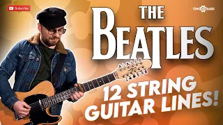 5 Amazing George Harrison 12 String Guitar Lines | The Beatles