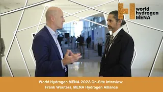 Interview with Frank Wouters,MENA Hydrogen Alliance, at World Hydrogen MENA 2023