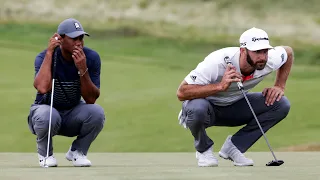 Tiger Woods vs Dustin Johnson Match | First Round US Open 2020