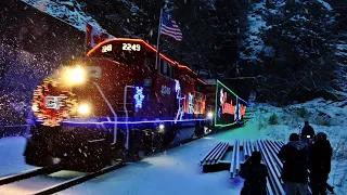 Canadian Pacific Holiday Train 2022 - Chasing It Down The Fraser Canyon with Live Band at Agassiz!