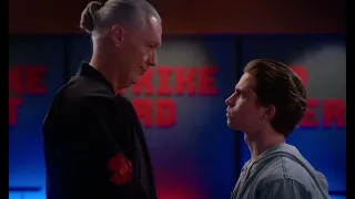 Robby confronts Terry Silver and Kim Da Eun. Cobra Kai season 5.