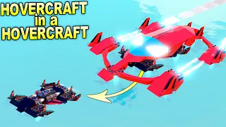 Destructive Hovercraft Transformer! Big to Small Hovercraft!- Trailmakers Gameplay