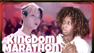 DISCOVERING KINGDOM (킹덤) - EXCALIBUR, KARMA & BLACK CROWN MV REACTION MARATHON | Time to stan!!!