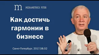 Александр Хакимов - 2017.08.02, Санкт Петербург, Как достичь гармонии в бизнесе