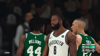 NBA 2K21 Playoff mode gameplay: Boston Celtics vs Brooklyn Nets - (Xbox One HD) [1080p60FPS]