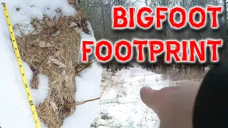 Bigfoot Research FOOTPRINT FIND in NEW JERSEY - Sasquatch In the Shadow of Big Red Eye