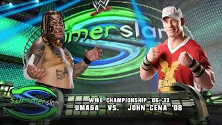 Umaga vs. John Cena - WWE Championship WWE Summerslam WWE 2K23