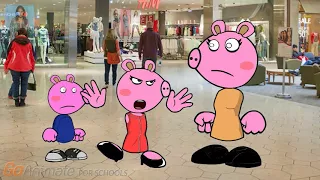 Peppa Misbehaves While Christmas Shopping/Grounded