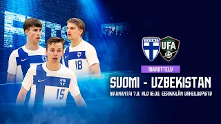 Futsal A-maaottelu | Suomi – Uzbekistan| 7.8. 18.00