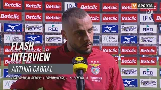 Arthur Cabral: " Eu sei do meu potencial, eu sei que posso ajudar a equipa"