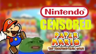 Nintendo Has Censored Paper Mario The Thousand Year Door!...