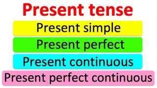 Learn the PRESENT TENSE in 4 minutes 📚| Learn with examples