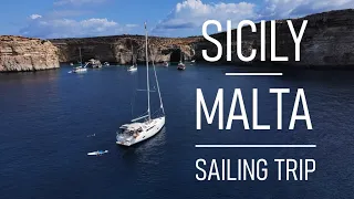 Sicily Malta Sailing Trip 2022 in 4k