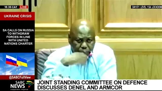 Parliament's Joint Standing Committee on Defence discusses Armscor and Denel