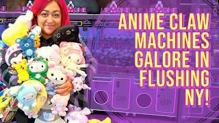 Anime Claw Machines Galore in Flushing NY!