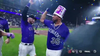 Elias Díaz WALKS IT OFF with a three-run homer!!  Rockies vs Diamondbacks