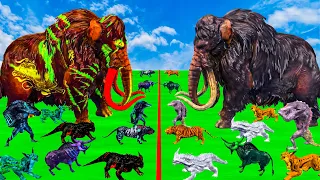 ARBS Prehistoric Mammals vs ARK Prehistoric Animals vs Mammoth  Animal Revolt Battle Simulator