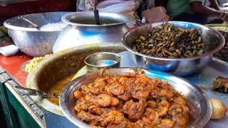 Early morning sinario of Kolkata street food stall
