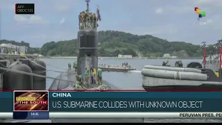 U.S. submarine crashes into Chinese territory