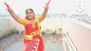 AHAM RUDRE || Dance Cover || Mahalaya Song || Suparna|| Aheli || Durga Stotra || Agomoni Dance