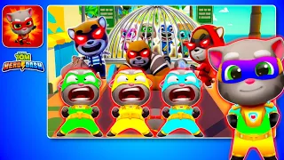 Talking Tom Hero Dash - Colorful Tom Rescue All Friends & Defeat All Bosses  (Android,iOS) Full HD