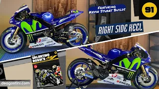 Build Valentino Rossis's YZR-M1 Moto GP Bike - Issue 9. A 1/4 Scale motorbike by DeAgostini