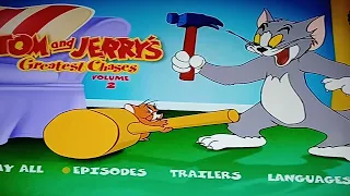 Tom and Jerry's Greatest Chases Volume 2 DVD Menu