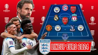 ENGLAND PREDICTED LINEUP UNDER SOUTHGATE ✔️  EURO 2024