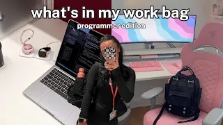 what's in my work bag 2023 ♡ PROGRAMMER EDITION | what I take to work with me as a bioinformatician