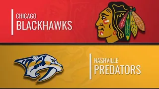 CHICAGO BLACKHAWKS VS NASHVILLE PREDATORS 1/1/22