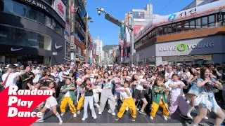 부산 서면 랜덤플레이댄스 with BEWAVE💕 KPOP RANDOM PLAY DANCE in Busan, KOREA 2024