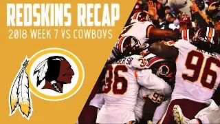 Washington Redskins 2018 Week 7 Highlights | Redskins Recap